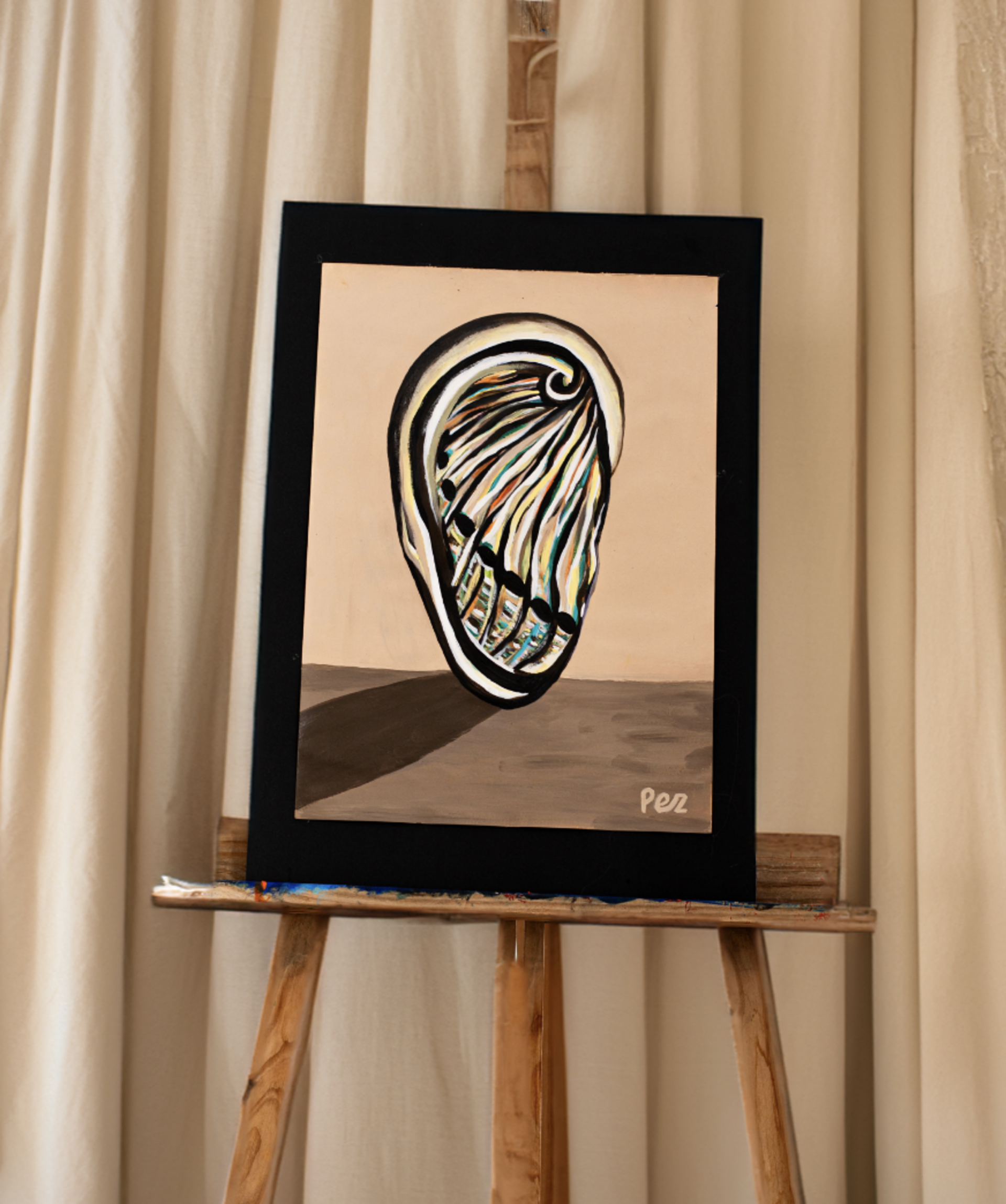 Obra original “Oreja de Mar” - 40x56 - 2