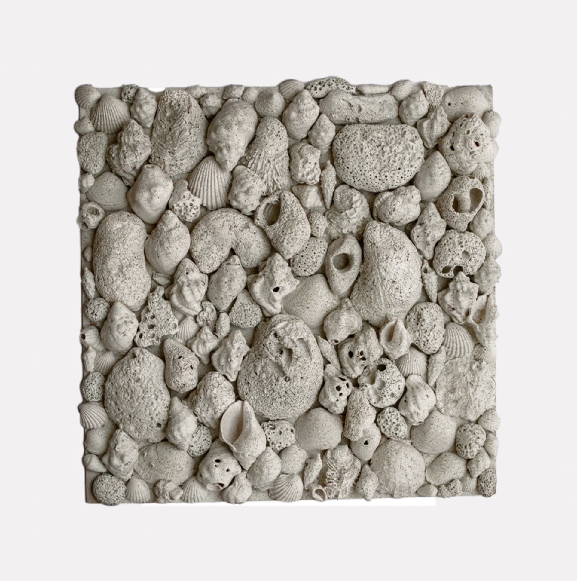 Obra original  “Blanco Mar” - 35 x 35 - 4