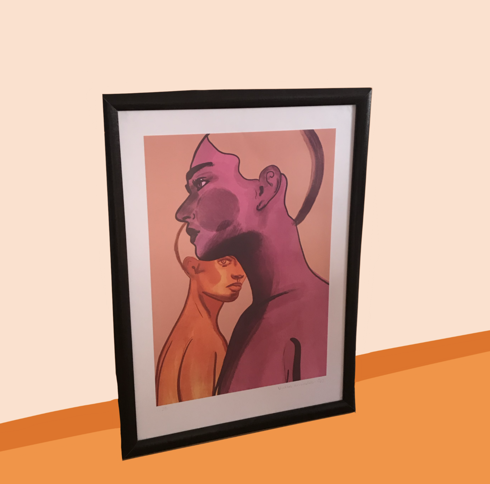Lámina “Vueltas en círculos” - 50 x 70 - 2