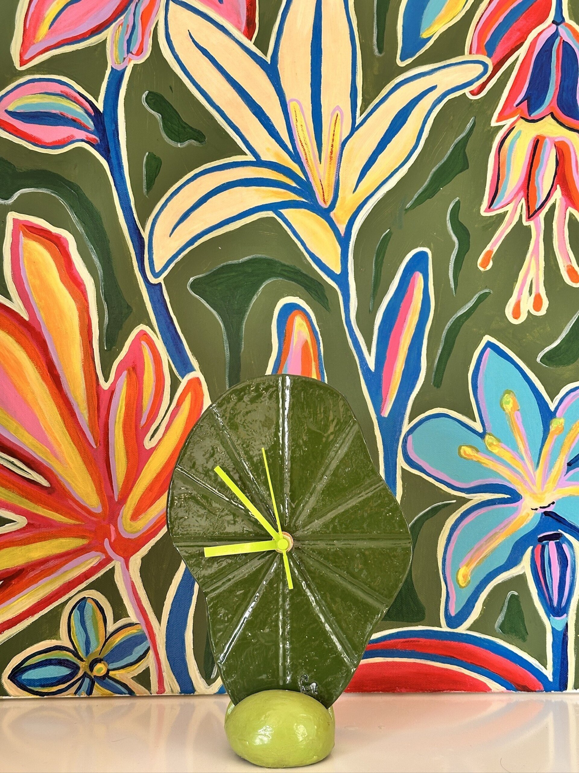 Reloj Verde Oscuro - 3